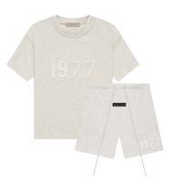 Fear of God Essentials 1977 Light Oatmeal Summer Set