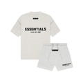 Fear of God Essentials Light Oatmeal Kids Summer Set