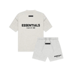 Fear of God Essentials Light Oatmeal Kids Summer Set