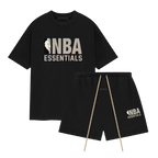 Fear of God Essentials NBA Black Grey Summer Set