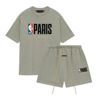 Fear of God Essentials NBA Paris Warm Heather Summer Set