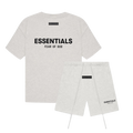 Fear of God Essentials Light Oatmeal Summer Set
