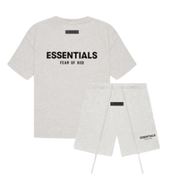 Fear of God Essentials Light Oatmeal Summer Set