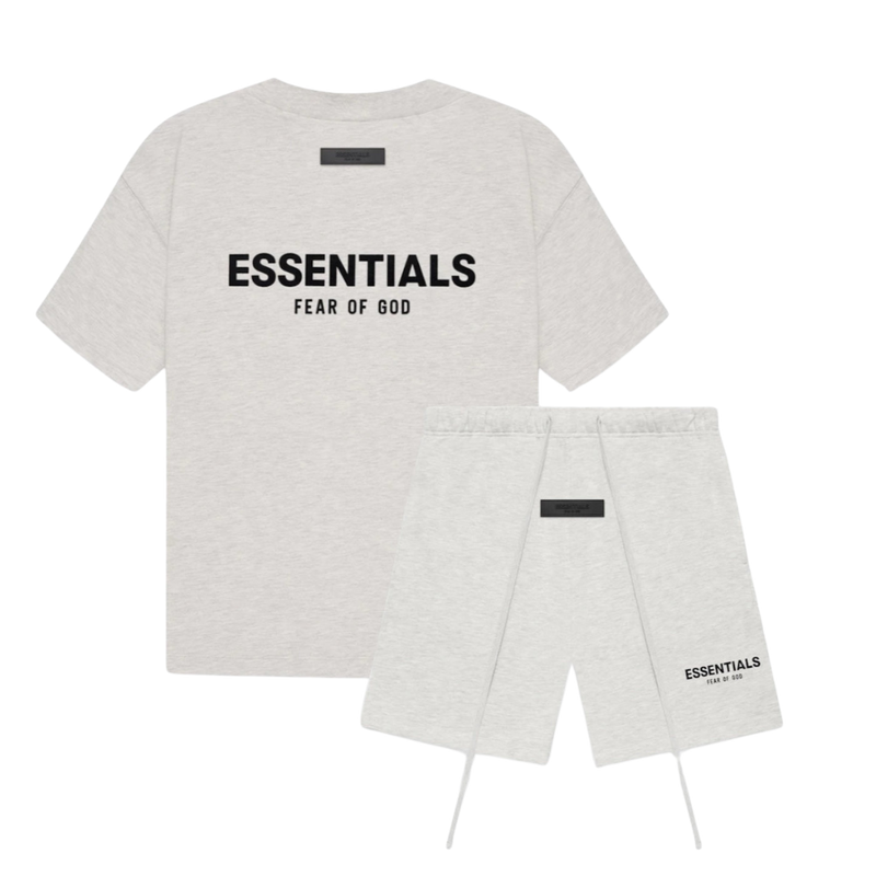 Fear of God Essentials Light Oatmeal Summer Set