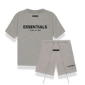 Fear of God Essentials Dark Oatmeal Summer Set