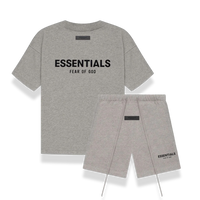 Fear of God Essentials Dark Oatmeal Summer Set