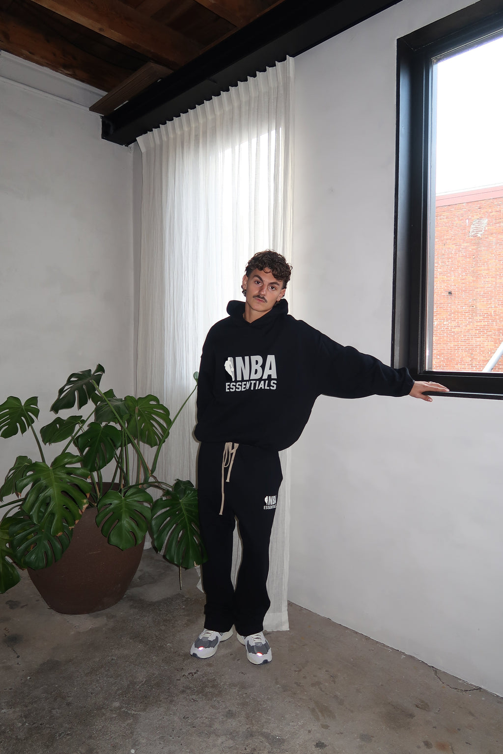 Fear of God Essentials NBA Black Grey Full Set
