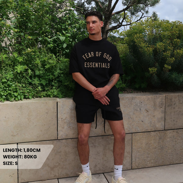 Fear of God Essentials FW24 Black Yellow Summer Set
