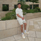 Fear of God Essentials Light Oatmeal Summer Set